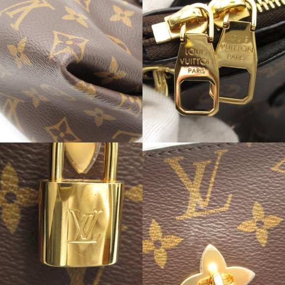 Flower Zipped PM Monogram canvas Black Shoulder Bag - Picture 8 of 9